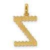 14Ky Fancy Twist Letter Initial Charms