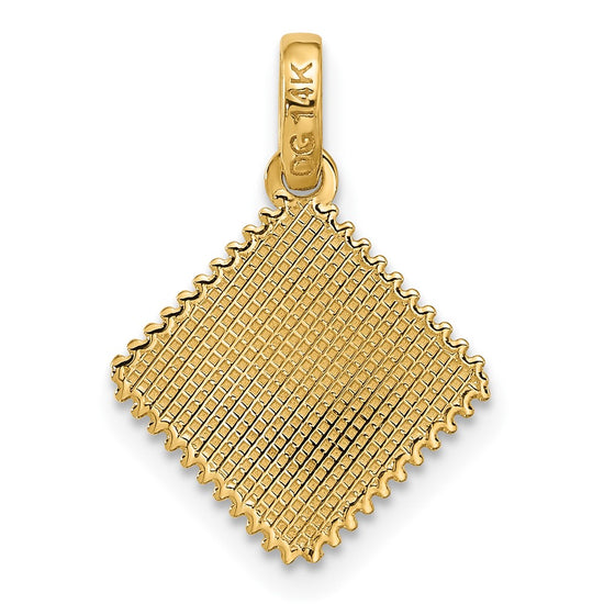 14k Fancy Ravioli Charm