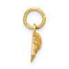 14k 3-D Fancy Croissant Charm