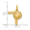 14k Fancy Hairdryer Charm
