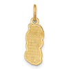 14k 3-D Fancy Challah Bread Charm