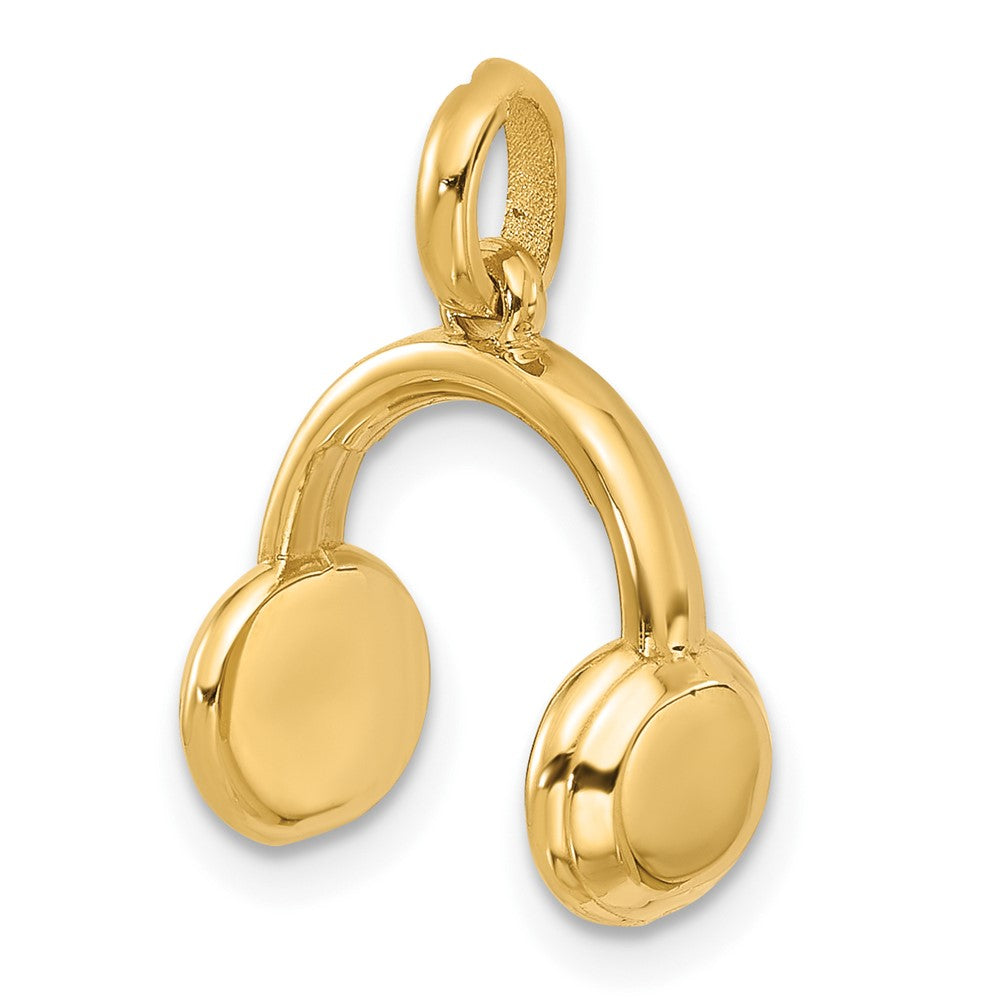 14k Fancy Headphones Charm