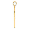 14K Polished Cross Pendant