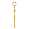 14K Polished Pointed Christian Cross Pendant