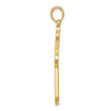 14K Polished Cross Pendant