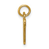 14K Polished Lyre Pendant