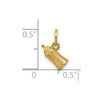 14K Polished Baby Bottle Pendant