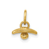 14K Polished Baby Pacifier Pendant