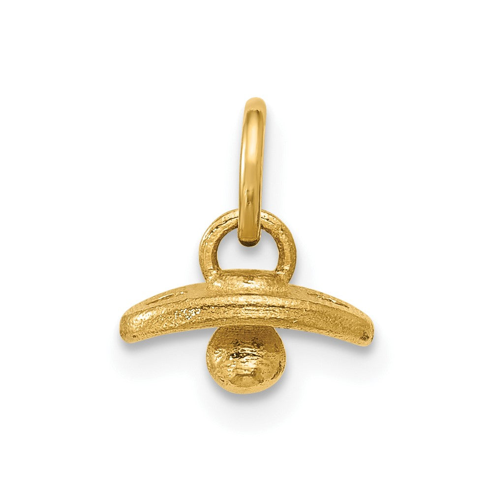 14K Polished Baby Pacifier Pendant