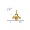 14K Polished Baby Pacifier Pendant