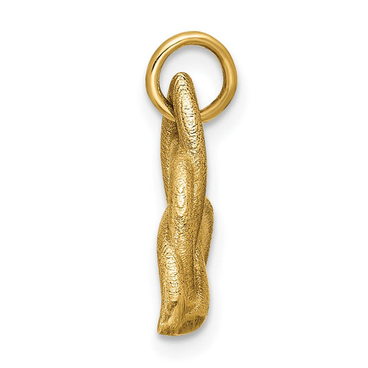 14K Polished Celtic Knot Pendant