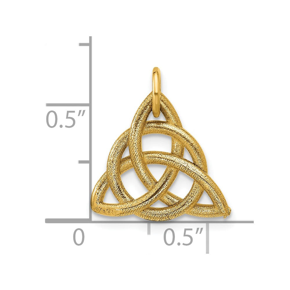 14K Polished Celtic Knot Pendant