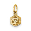 14K Polished Podium Pendant