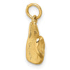 14K Polished OK Hand Pendant