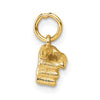 14K Polished 1-Finger Point Hand Pendant