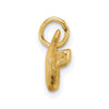 14K Polished Shaka Hang Loose Hand Pendant