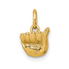 Gold ASL Alphabet Pendant