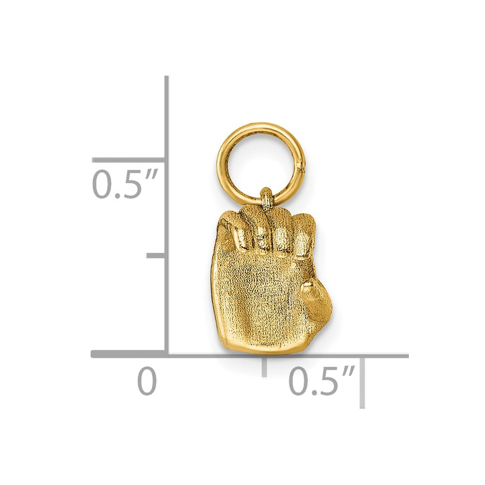 Gold ASL Alphabet Pendant