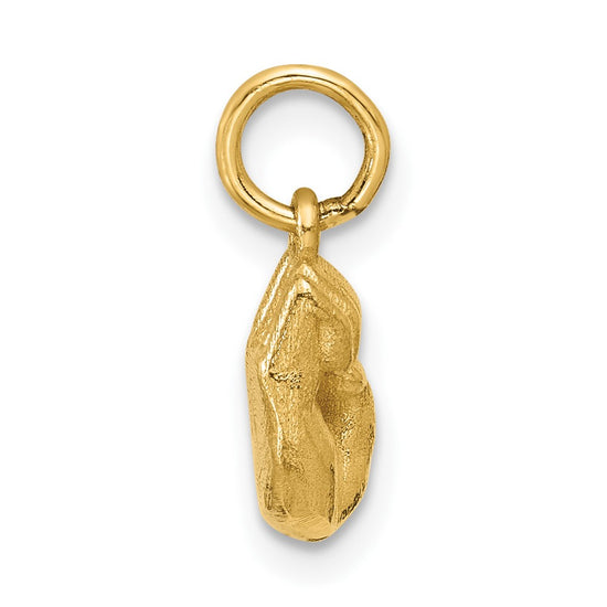 Gold ASL Alphabet Pendant