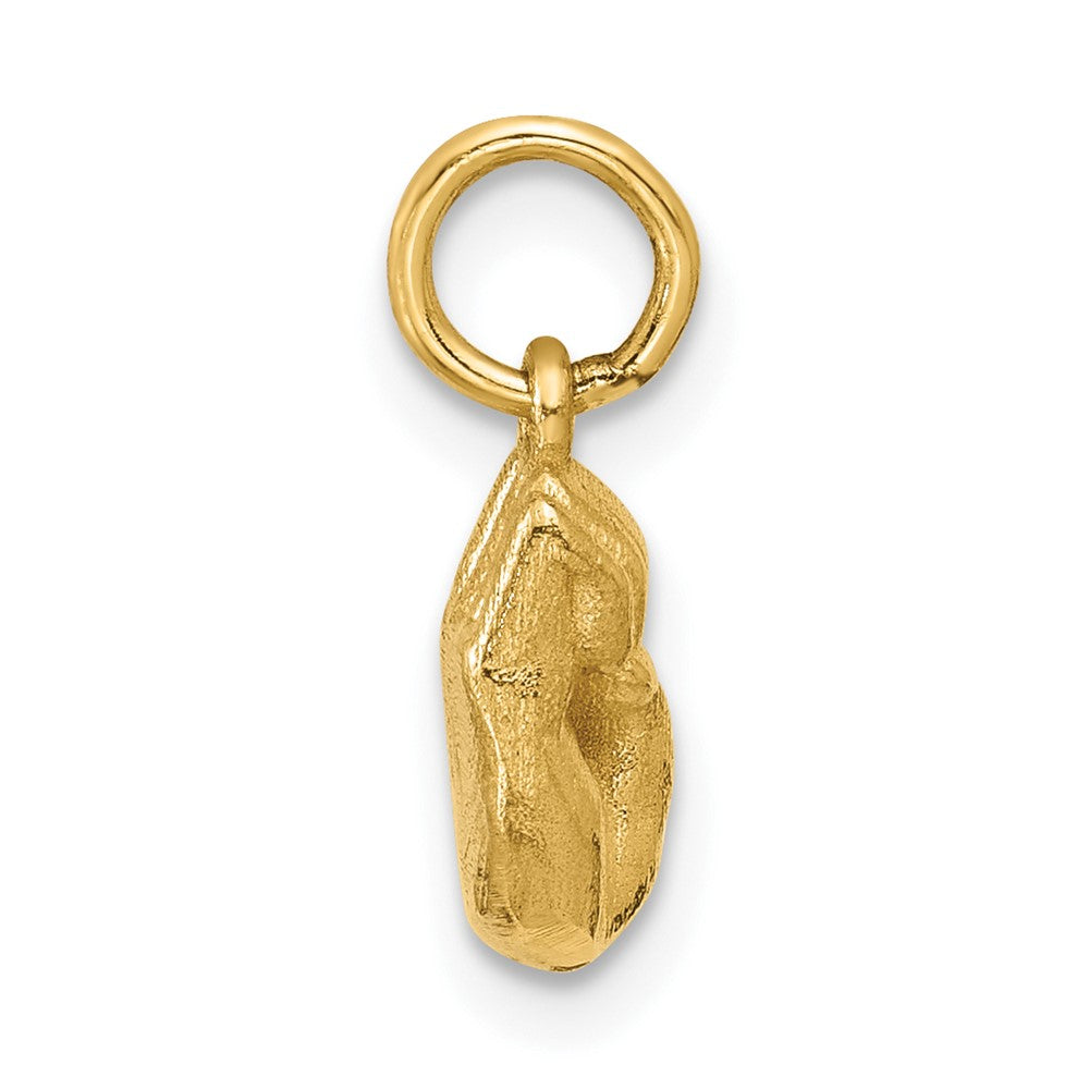 Gold ASL Alphabet Pendant