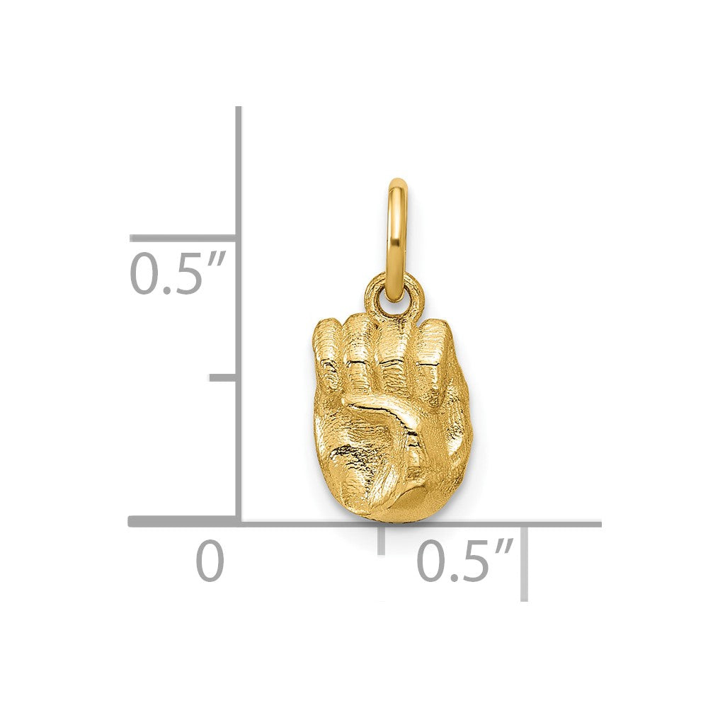 Gold ASL Alphabet Pendant