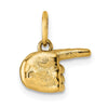 Gold ASL Alphabet Pendant