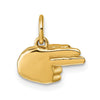 Gold ASL Alphabet Pendant