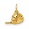 Gold ASL Alphabet Pendant