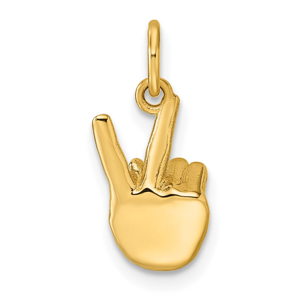 Gold ASL Alphabet Pendant
