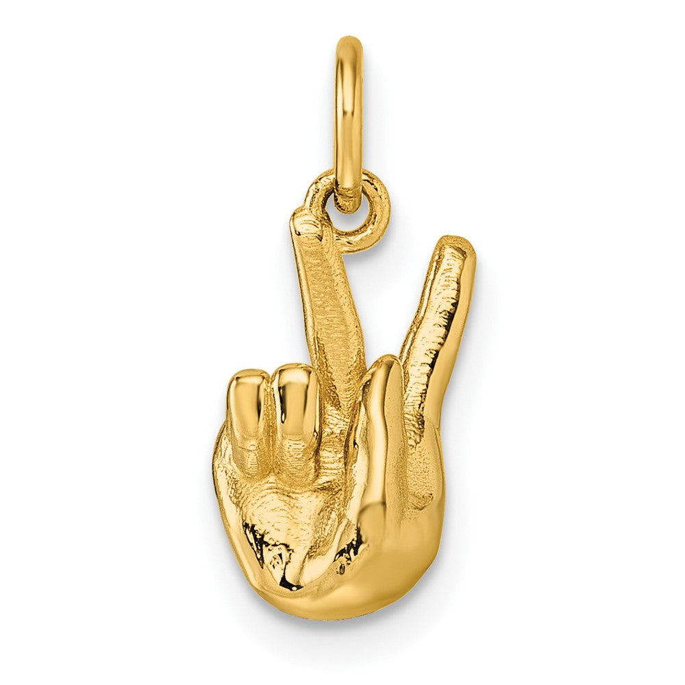 Gold ASL Alphabet Pendant