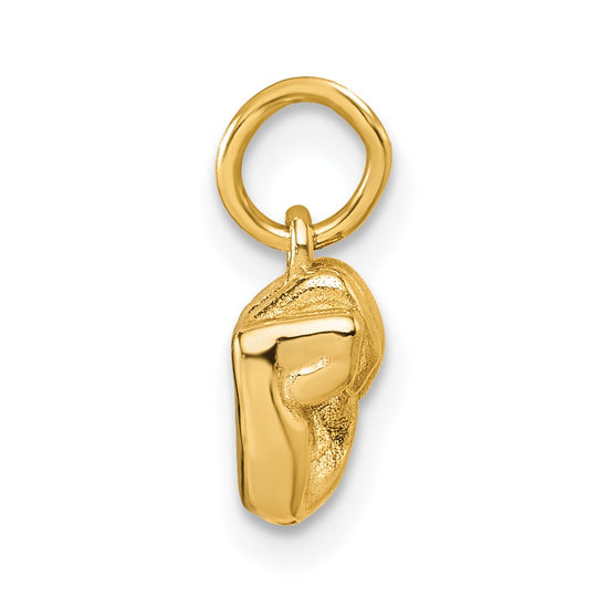 Gold ASL Alphabet Pendant