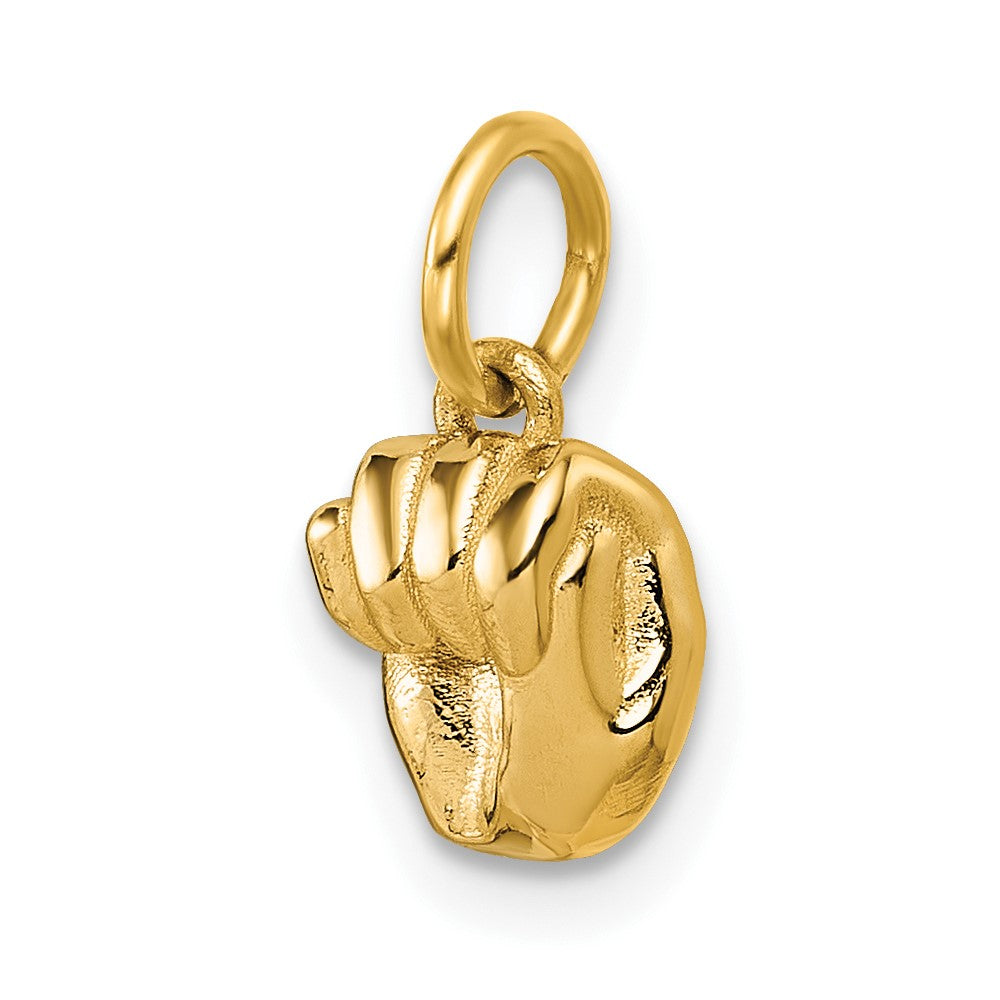 Gold ASL Alphabet Pendant