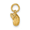 Gold ASL Alphabet Pendant