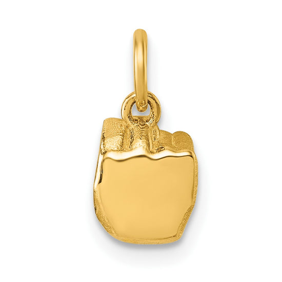 Gold ASL Alphabet Pendant