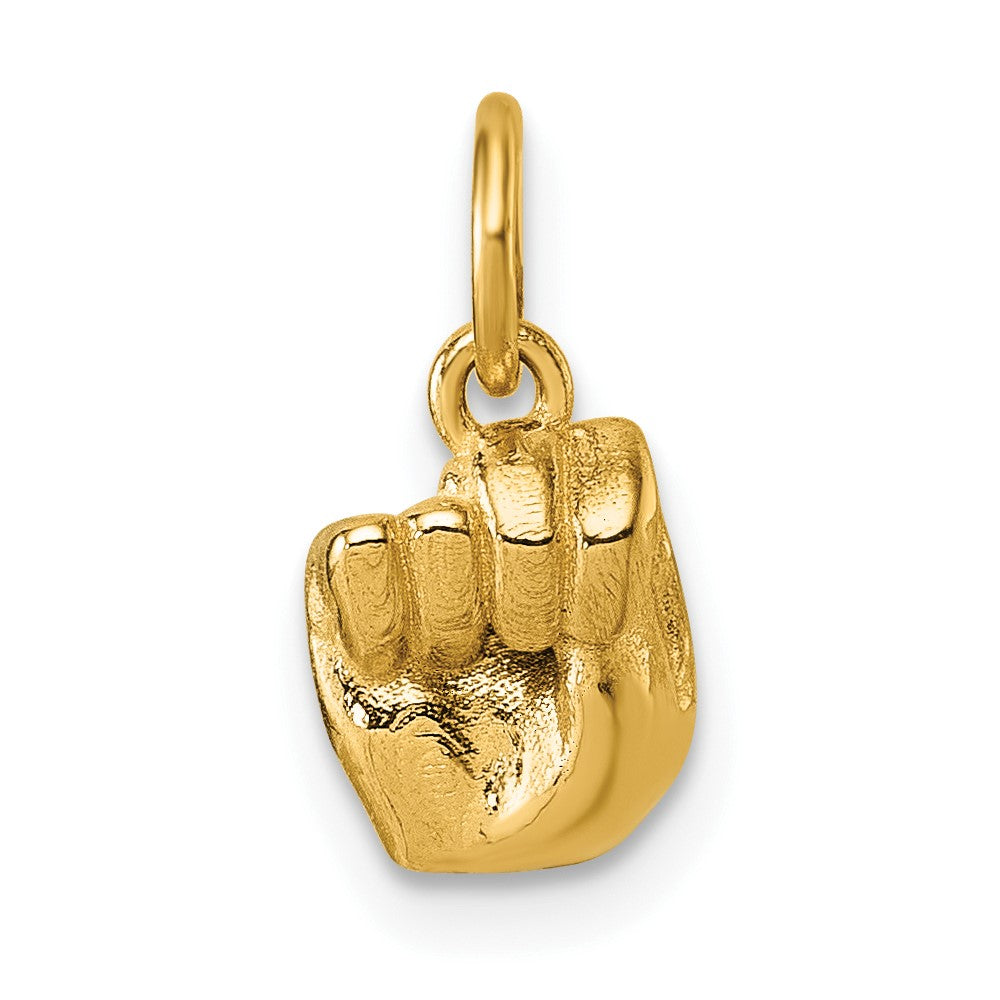 Gold ASL Alphabet Pendant
