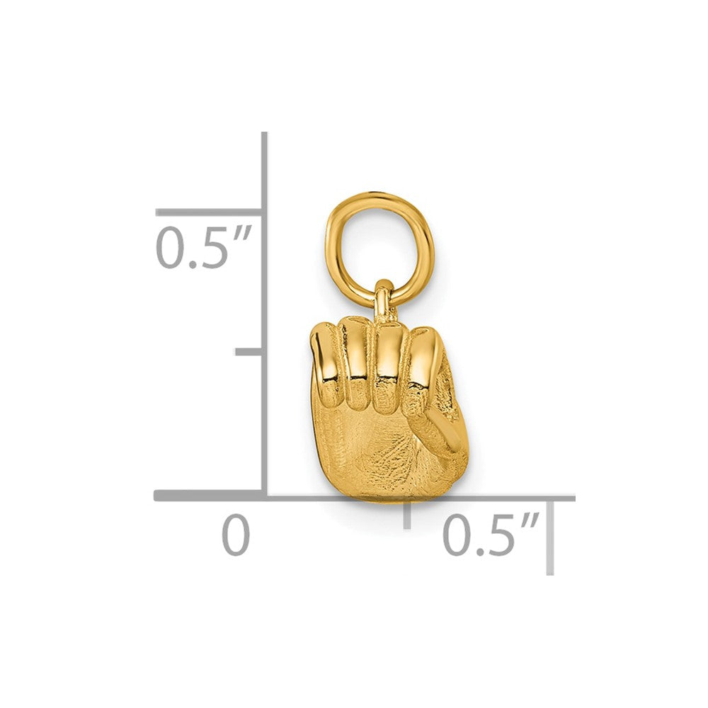Gold ASL Alphabet Pendant