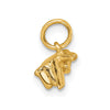 Gold ASL Alphabet Pendant