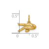 Gold ASL Alphabet Pendant