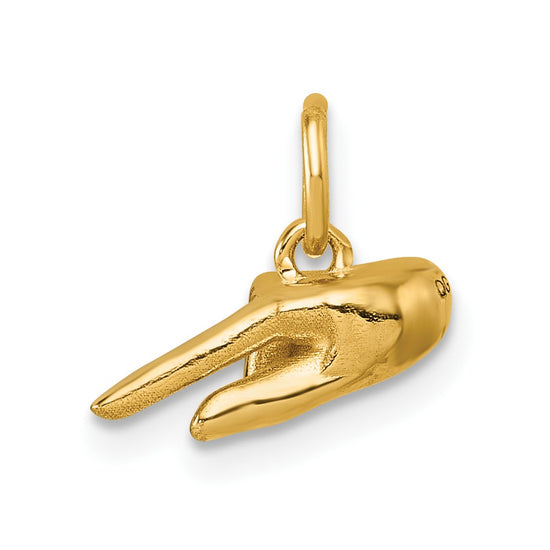 Gold ASL Alphabet Pendant