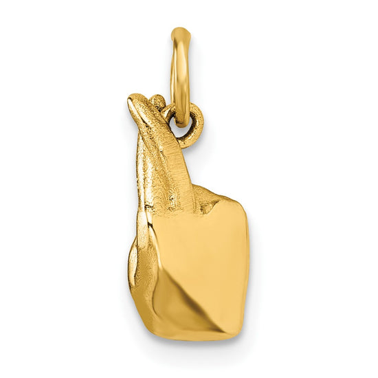 Gold ASL Alphabet Pendant