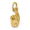 Gold ASL Alphabet Pendant