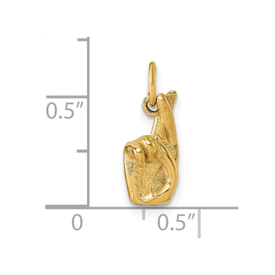 Gold ASL Alphabet Pendant
