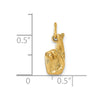 Gold ASL Alphabet Pendant