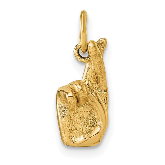 Gold ASL Alphabet Pendant