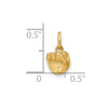 Gold ASL Alphabet Pendant
