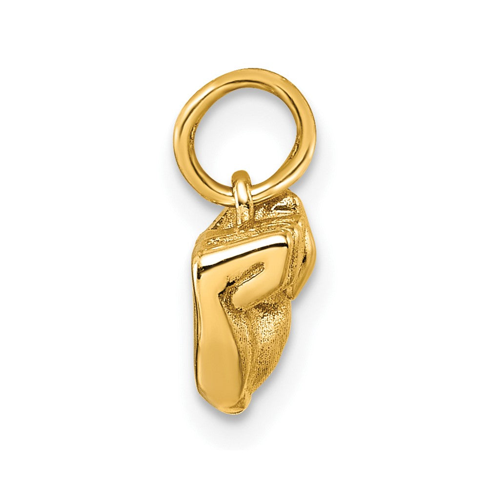 Gold ASL Alphabet Pendant