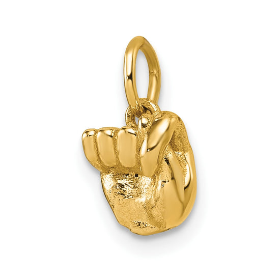 Gold ASL Alphabet Pendant
