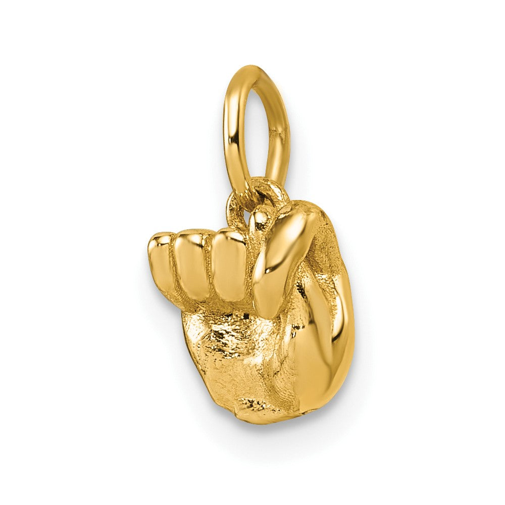 Gold ASL Alphabet Pendant