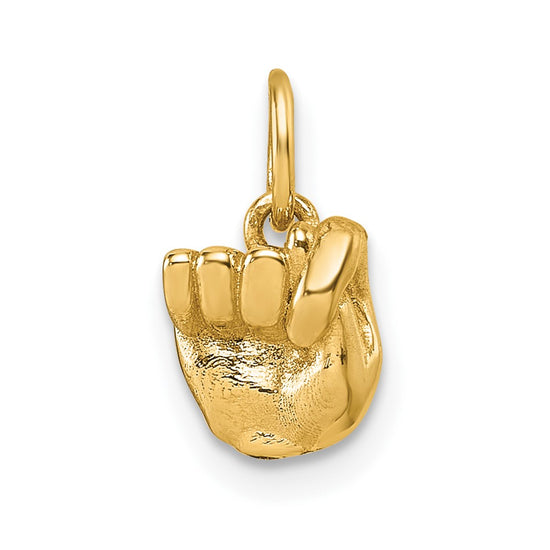 Gold ASL Alphabet Pendant