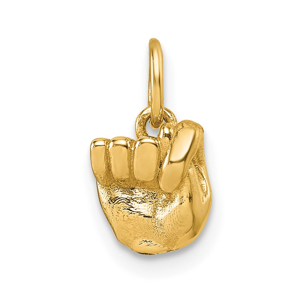 Gold ASL Alphabet Pendant